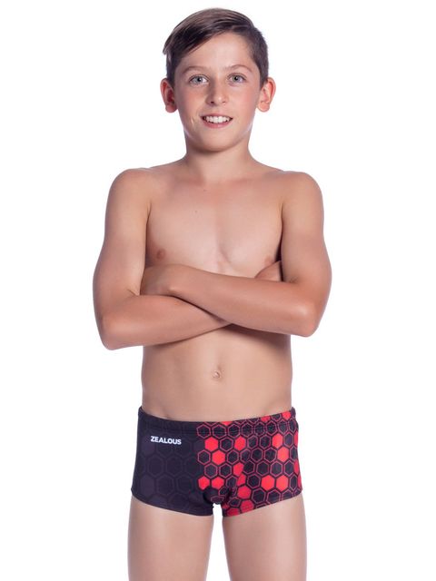Zealous Raging Red Boys Trunks 3