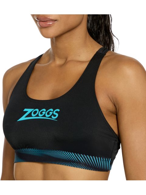 Zoggs Actionback Sports Bikini - Extender Light Blue
