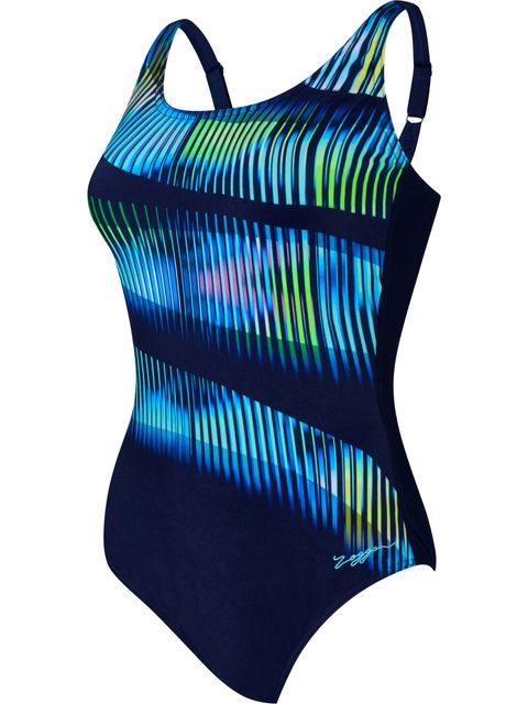 Zoggs Adjustable Scoopback One Piece - Circus