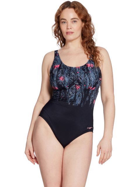 Zoggs Adjustable Scoopback One Piece - Dusk