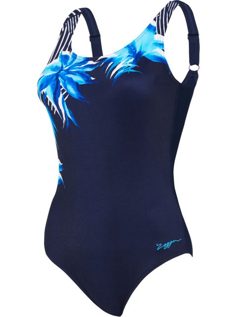 Zoggs Adjustable Scoopback One Piece - Ocean Treasure