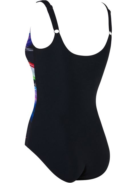 Zoggs Adjustable Scoopback One Piece - Prism Geo