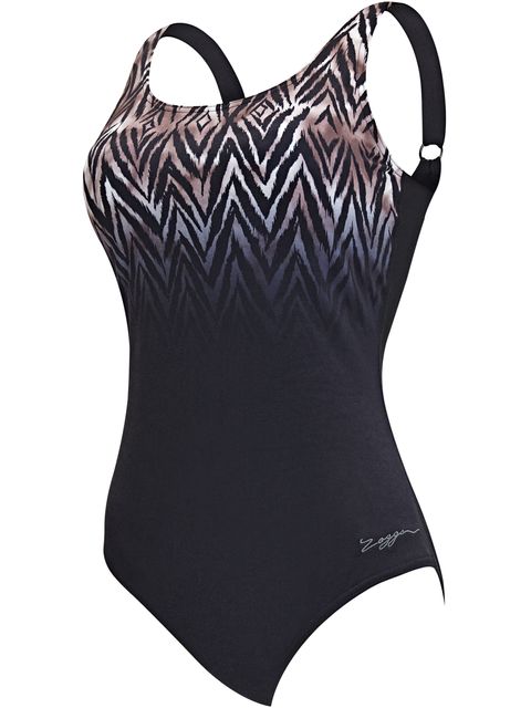 Zoggs Adjustable Scoopback One Piece - Virtual Skin