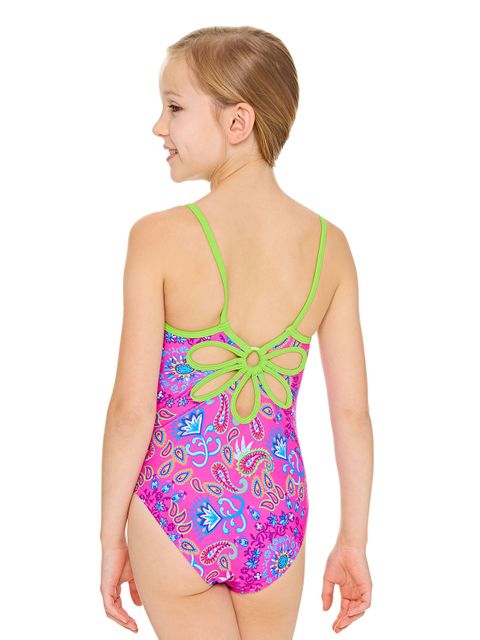 Zoggs Bold Baroque Yaroomba Floral Girls One Piece
