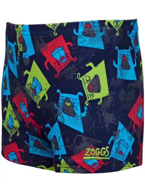 Zoggs Boxer Dog Hip Racer Boys Aquashorts