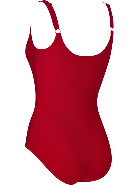 Zoggs Cottesloe Adjustable Scoopback One Piece - Dark Red