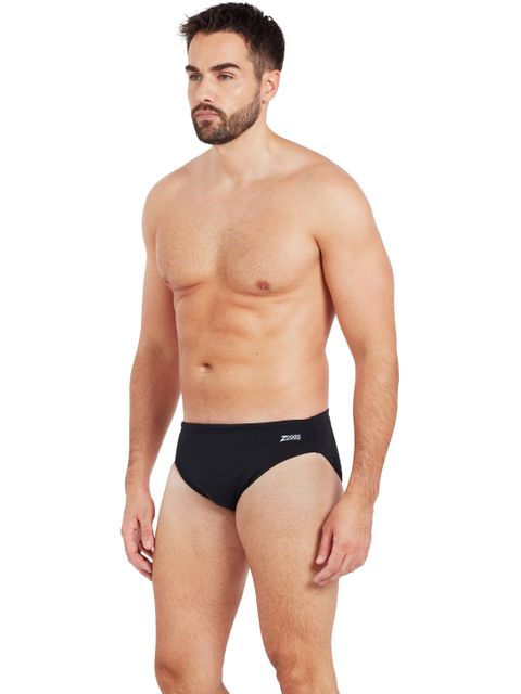 Zoggs Cottesloe Racer Briefs - Black