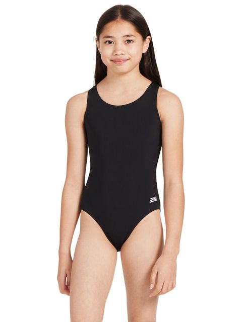 Zoggs Cottesloe Sportsback One Piece - Black