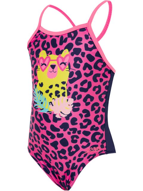 Zoggs Crossback One Piece - Kitten Safari