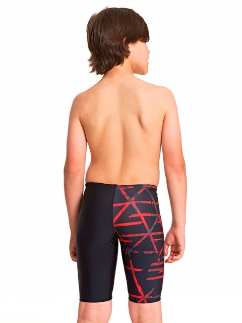 Zoggs Equation Black & Red Boys Jammers