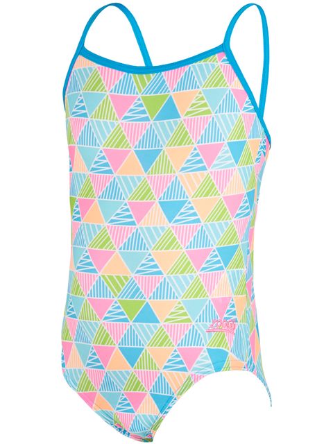 Zoggs Eternity Yaroomba Floral Girls One Piece