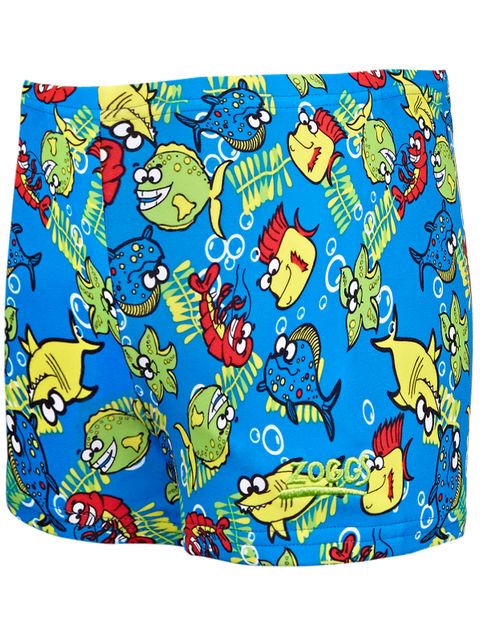 Zoggs Fishy Business Hip Racer Boys Aquashorts