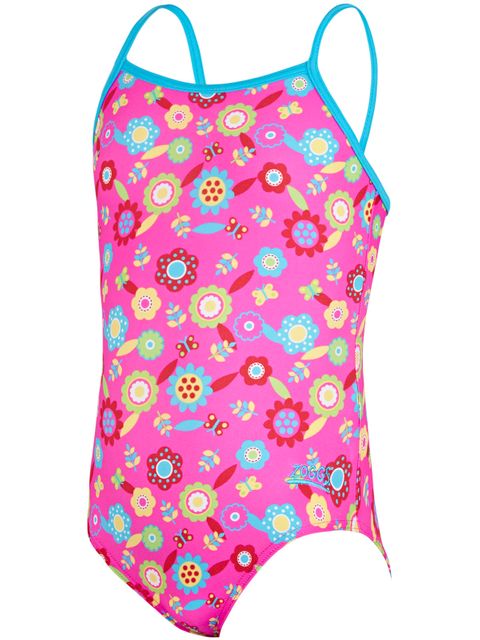 Zoggs Flora Yaroomba Floral Girls  One Piece
