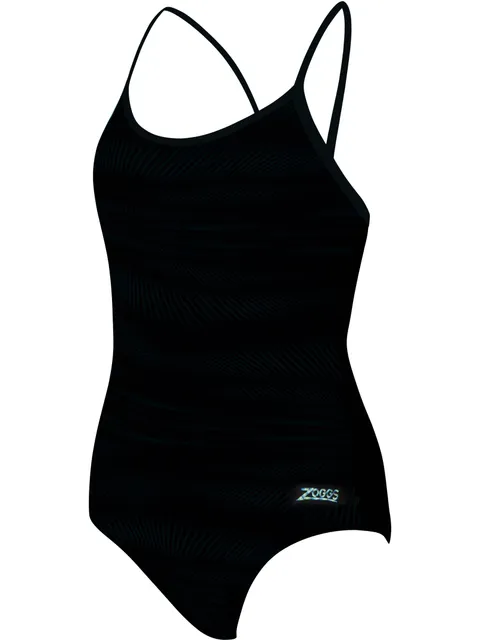Zoggs Freedom Period Sprintback One Piece - Black