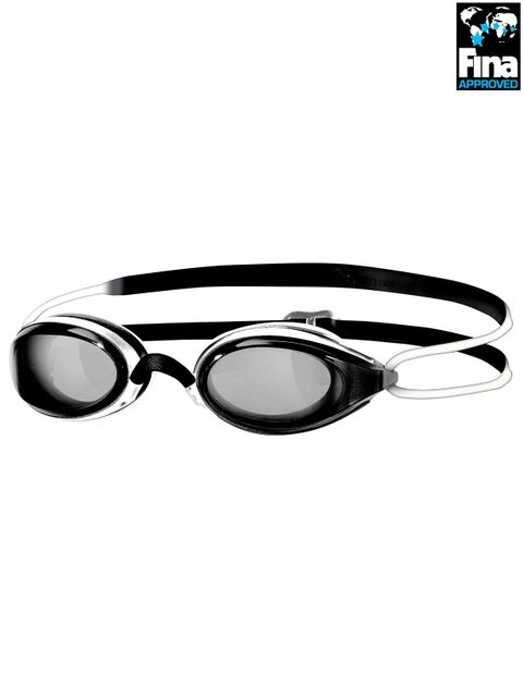 Zoggs Fusion Air Junior Black & White Tinted Lens Goggles