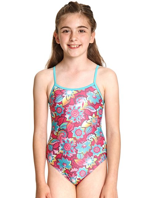 Zoggs Garden Party Yaroomba Girls One Piece