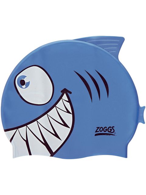 Zoggs Junior Character Silicone Cap - Shark