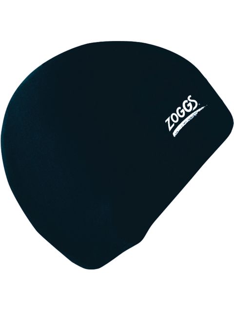 Zoggs Junior Plain Swim Cap - Black
