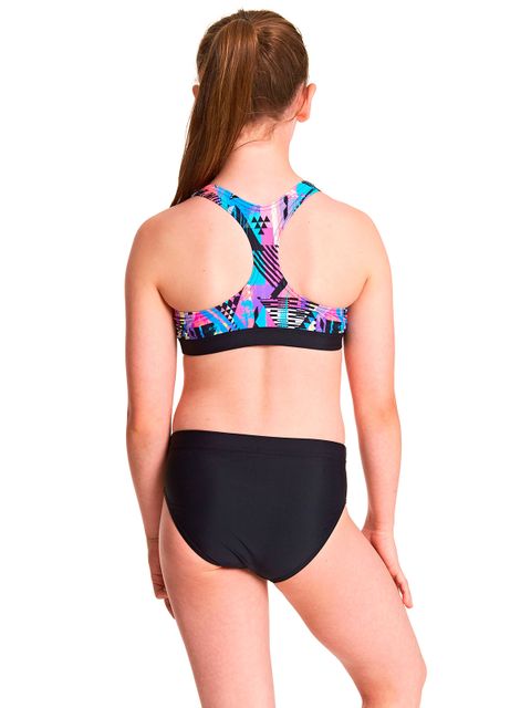 Zoggs Labrynth Girls Sports Bikini