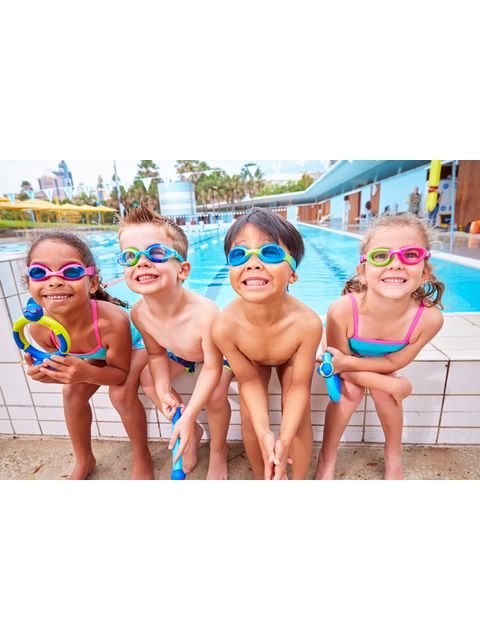 Zoggs Little Twist Tinted Goggles - Blue & Green