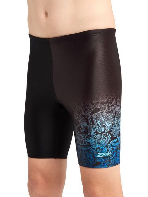Zoggs Mid Jammers - Rumble Blue