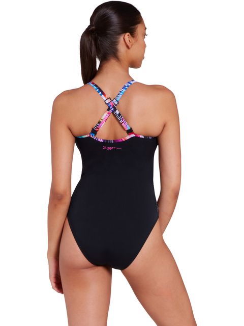 Zoggs Multiway One Piece - Prism Geo