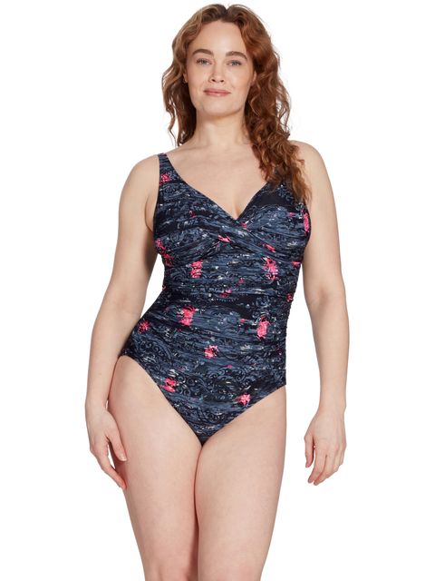 Zoggs Mystery Classic Back One Piece - Dusk