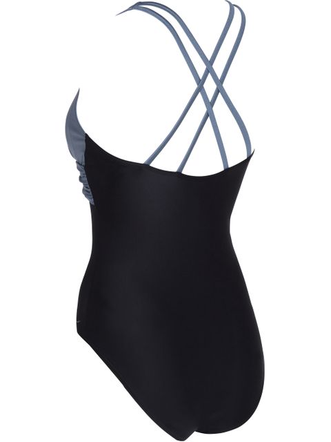 Zoggs Panel Crossback One Piece - Black Metal