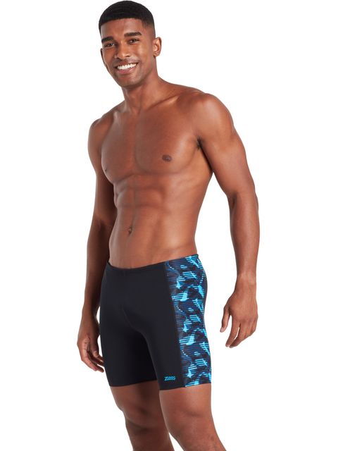 Zoggs Panelled Mid Jammers - Glare