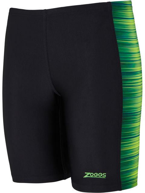 Zoggs Panelled Mid Jammers - Pipeline Green