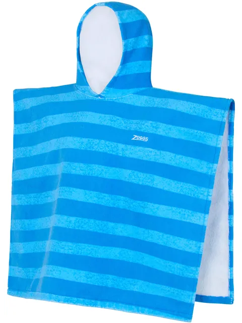 Zoggs Poncho Hooded Towel - Nautical Stripes