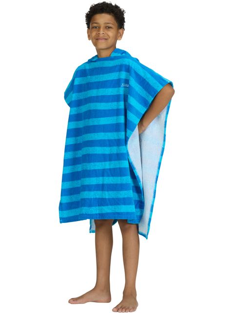 Zoggs Poncho Hooded Towel - Nautical Stripes