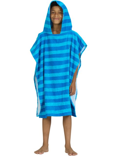 Zoggs Poncho Hooded Towel - Nautical Stripes