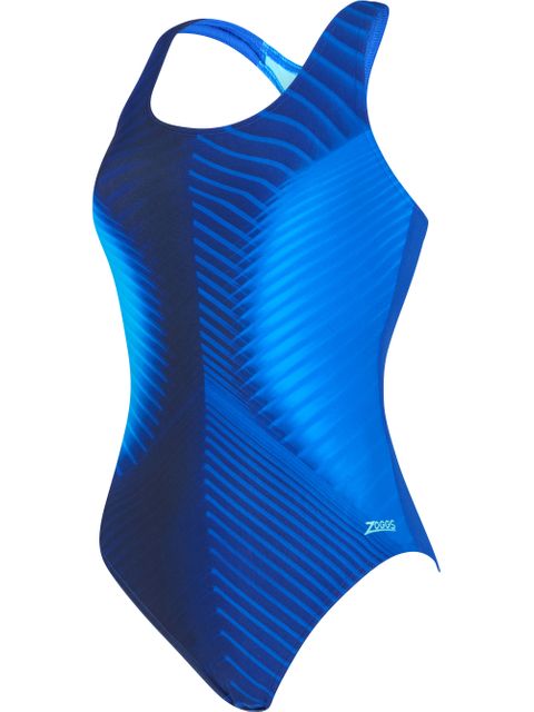 Zoggs Powerback One Piece - Spinal Blue