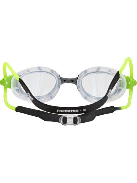 Zoggs Predator Goggles Small Fit - Black/Lime/Clear