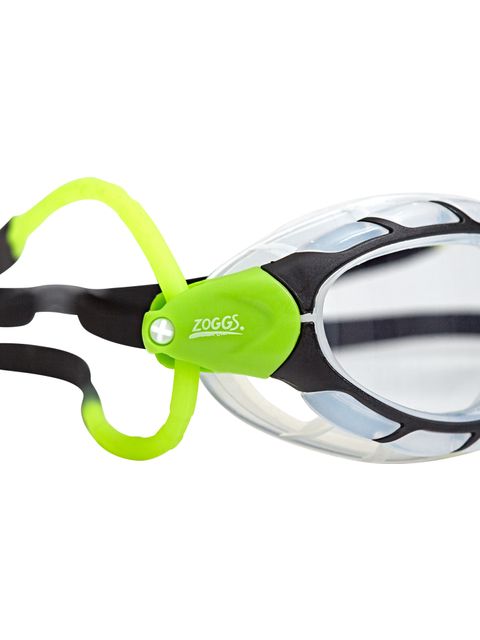 Zoggs Predator Goggles Small Fit - Black/Lime/Clear