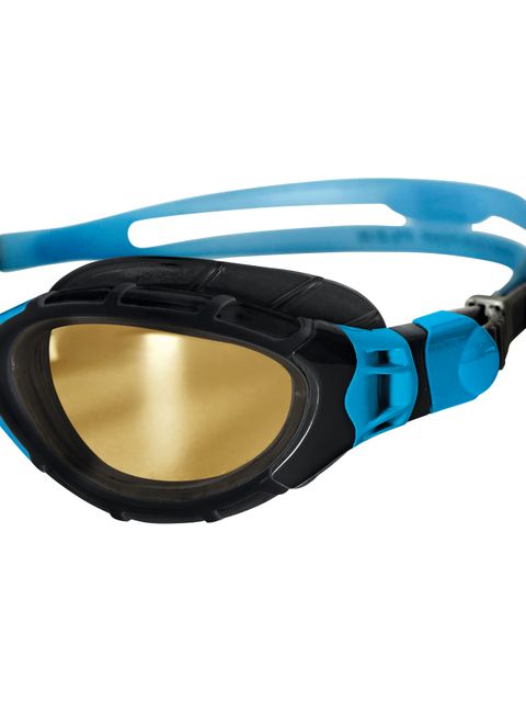 Zoggs Predator Flex Polarised Ultra Goggles - Black & Blue