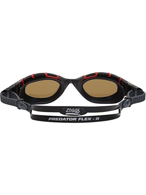 Zoggs Predator Flex Polarized Ultra Goggles - Copper/Red/Black