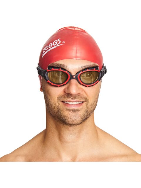 Zoggs Predator Flex Polarized Ultra Goggles - Copper/Red/Black