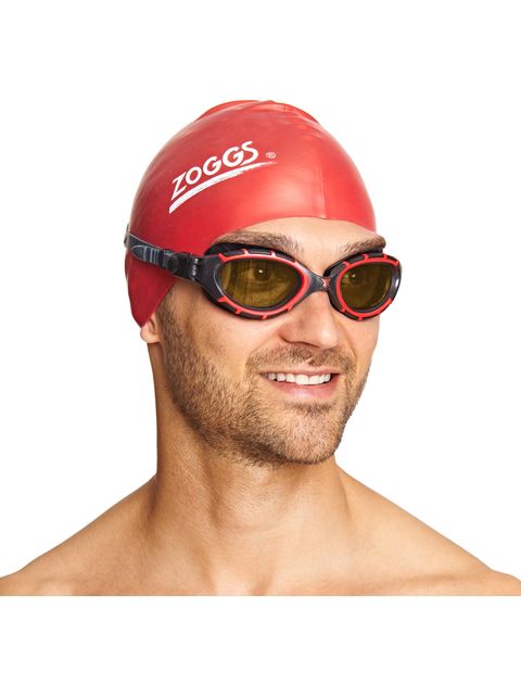 Zoggs Predator Flex Polarized Ultra Goggles - Copper/Red/Black