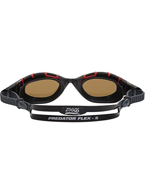 Zoggs Predator Flex Polarized Ultra Goggles Small Fit - Copper/Red/Black