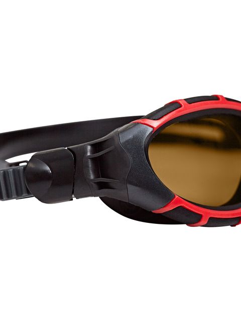 Zoggs Predator Flex Polarized Ultra Goggles Small Fit - Copper/Red/Black