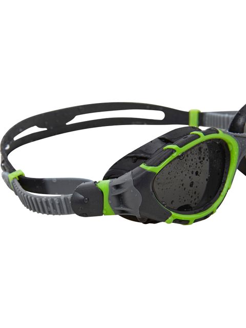 Zoggs Predator Flex Titanium Reactor Goggles - Green & Black