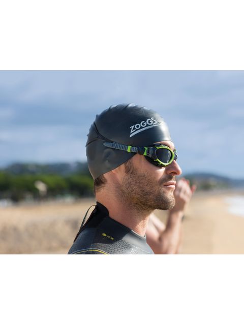 Zoggs Predator Flex Titanium Reactor Goggles - Green & Black