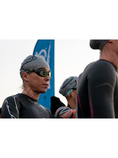 Zoggs Predator Flex Titanium Reactor Goggles - Green & Black