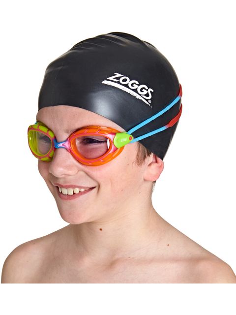 Zoggs Predator Junior Goggles - Clear/Multi/Red