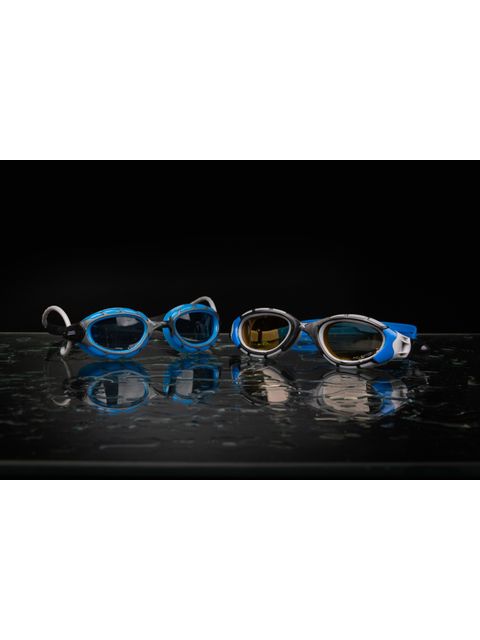 Zoggs Predator Goggles Small Fit - Smoke/Blue/Black