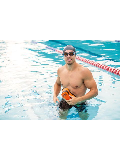 Zoggs Pull Buoy - Black/Orange