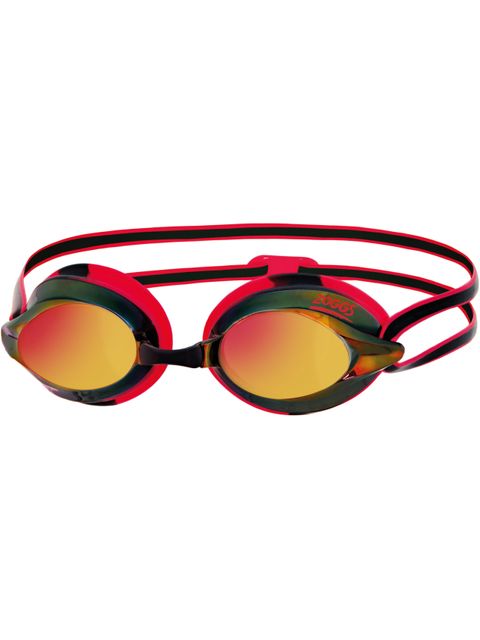 Zoggs Racespex Goggles - Mirror/Black/Red