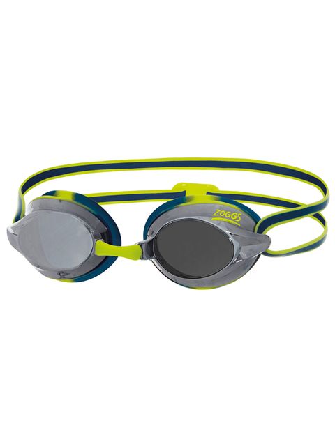 Zoggs Racespex Rainbow Mirror Navy & Lime Goggles
